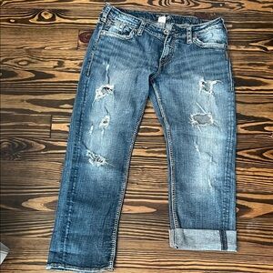 Women’s Silver Distressed Jeans size31